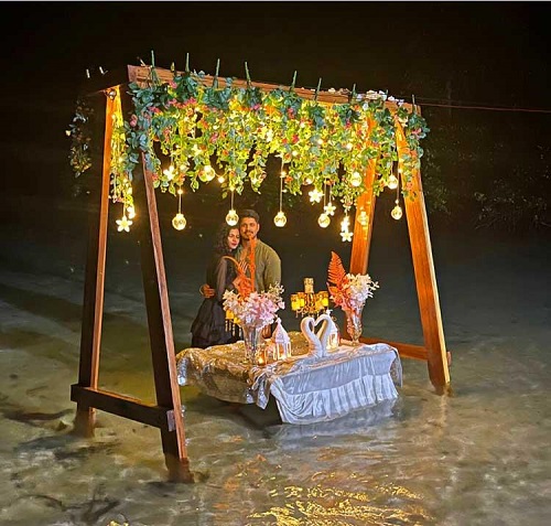 On Water Romantic Candlelight Dinner