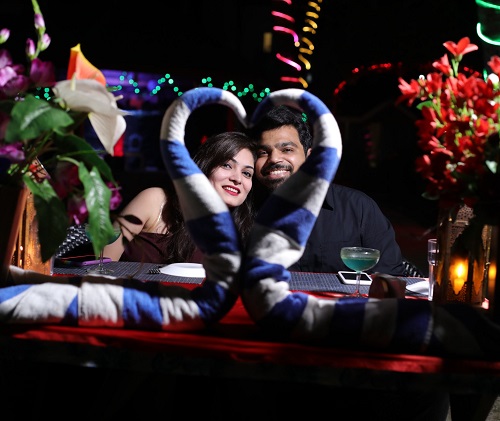 Candlelight Dinner with Wine and Cake